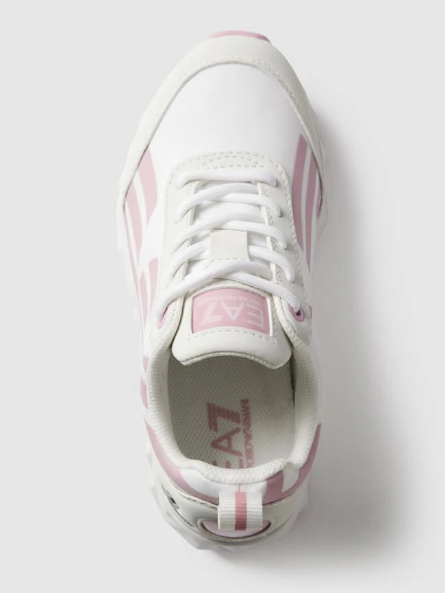 EA7 Emporio Armani Sneaker Mit Label-Print Modell 'KOMBAT' - Weiß 6 EA7 Emporio Armani Sneaker Mit Label-Print Modell 'KOMBAT' - Weiß – Bild 4