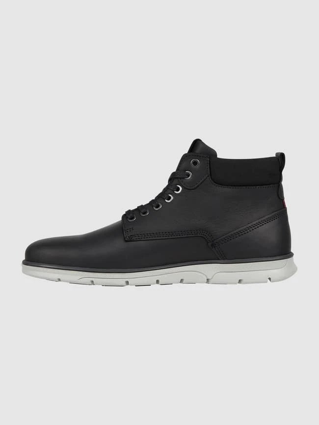 Jack & Jones Boots Aus Leder Modell 'Tubar' - Anthrazit 5 Jack & Jones Boots Aus Leder Modell 'Tubar' - Anthrazit – Bild 3