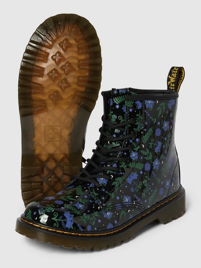 Dr. Martens Schnürboots Mit Allover-Muster - Schwarz 6 Dr. Martens Schnürboots Mit Allover-Muster - Schwarz – Bild 4