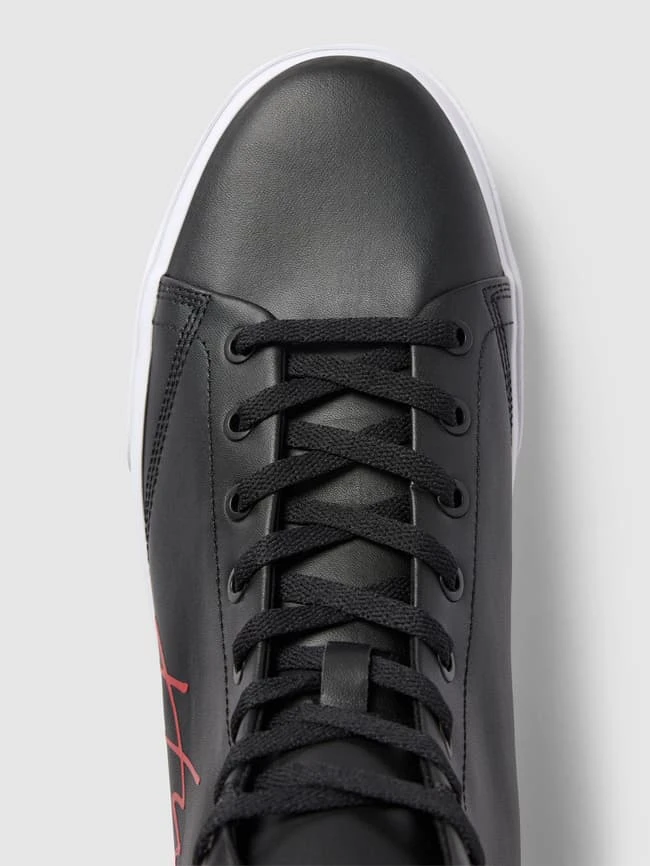 HUGO Sneaker Mit Label-Print Modell 'Hito' - Schwarz 6 HUGO Sneaker Mit Label-Print Modell 'Hito' - Schwarz – Bild 4