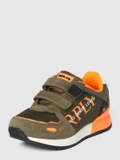 Replay Sneaker Mit Label-Details Modell 'SHOOT' - Khaki