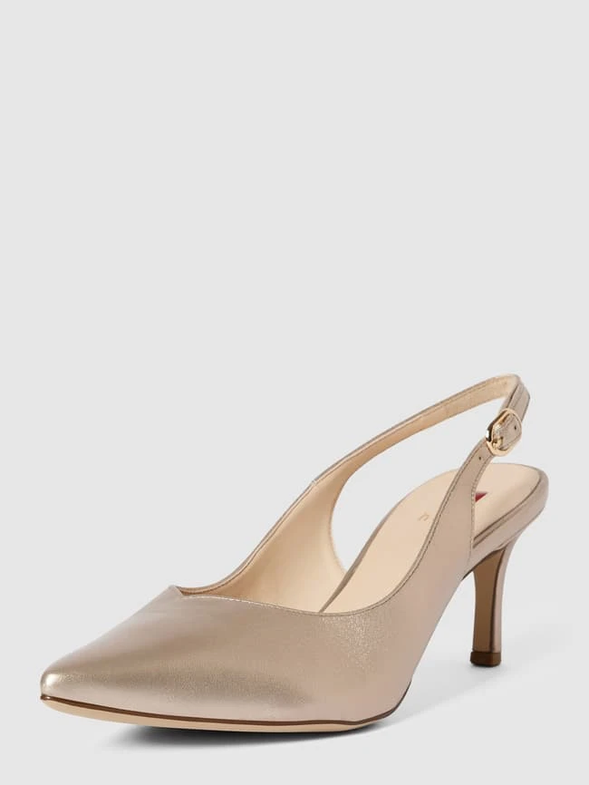 HÖGL Högl Pumps Mit Offenem Fersenbereich Modell 'Boulebard' - Gold 4 HÖGL Högl Pumps Mit Offenem Fersenbereich Modell 'Boulebard' - Gold – Bild 2