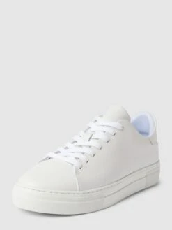 Selected Homme Sneaker Aus Echtem Leder Modell 'DAVID' - Schwarz