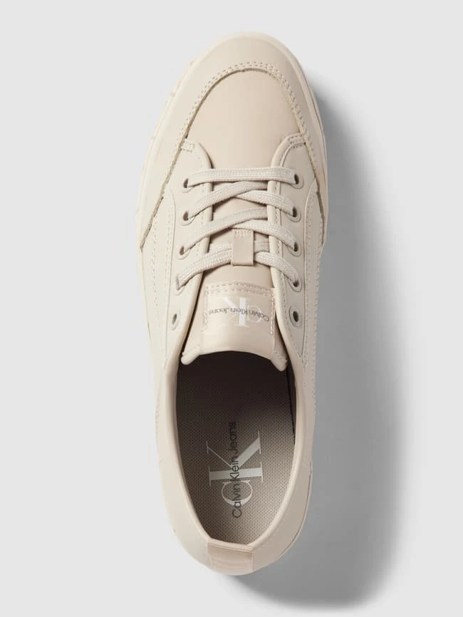 Calvin Klein Jeans Plateau-Sneaker Mit Label-Print Modell 'VULC' - Beige 6 Calvin Klein Jeans Plateau-Sneaker Mit Label-Print Modell 'VULC' - Beige – Bild 4