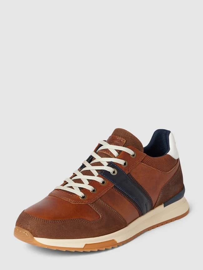 BULLBOXER Sneaker Mit Kontrast-Besatz Modell 'Runner' - Cognac 4 BULLBOXER Sneaker Mit Kontrast-Besatz Modell 'Runner' - Cognac – Bild 2