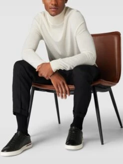 BOSS Sneaker Mit Strukturmuster Modell 'Clint' - Schwarz