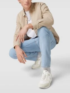 Calvin Klein Jeans Sneaker Mit Label-Details Modell 'RUNNER' - Weiß