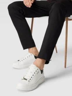 Guess Sneaker Mit Label-Print Modell 'VIBO' - Weiß