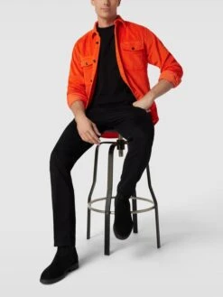 Selected Homme Chelsea Boots Aus Veloursleder Modell 'SLHBLAKE SUEDE CHELSEA' - Schwarz