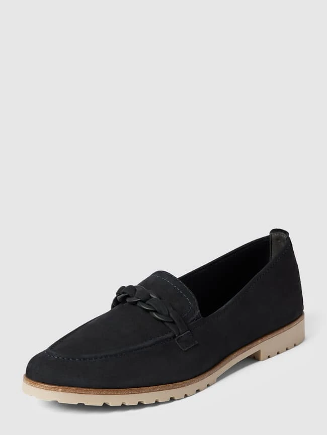 Tamaris Penny-Loafer Mit Zierkette - Dunkelblau 4 Tamaris Penny-Loafer Mit Zierkette - Dunkelblau – Bild 2