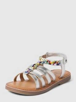Gioseppo Sandalen Mit Perlenbesatz Modell 'FIORINA' - Silber