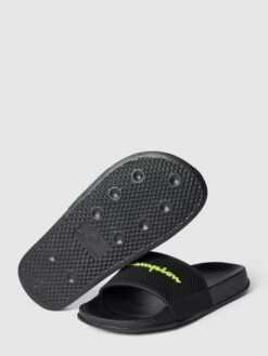 CHAMPION Slides Mit Label-Detail - Schwarz -Geox Verkaufsgeschäft 8524ogpk8d35aj1ma4p38kqd9oq32lhh617jcjhk9d6jcc2b9da30ka76p44mchp6p74qk9g6da4gji760o36o9o74pj2p326go62e9kcksj6o9kcooj6p316dj6ac9h74s32d0