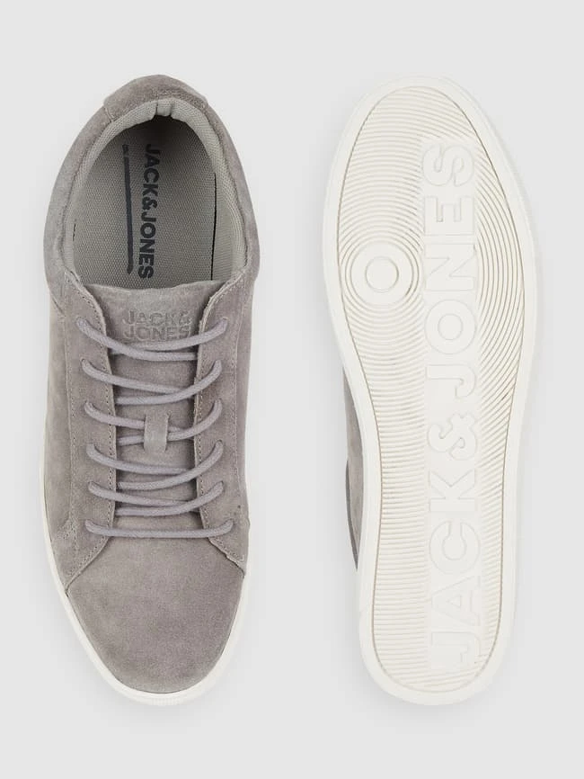 Jack & Jones Sneaker Aus Veloursleder Modell 'Galaxy' - Hellgrau 6 Jack & Jones Sneaker Aus Veloursleder Modell 'Galaxy' - Hellgrau – Bild 4