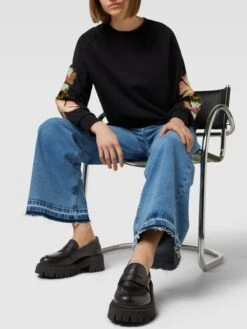 Marc O'Polo Penny-Loafer Mit Hohem Absatz Modell 'ALAMA' - Schwarz