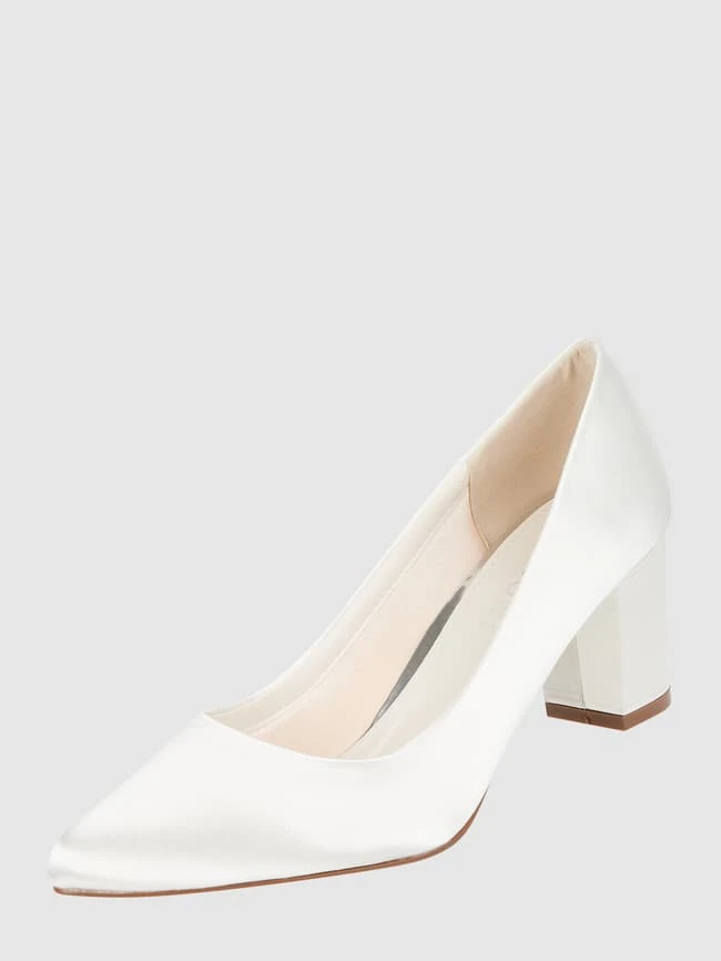 Rainbow Club Brautschuhe Aus Satin Modell 'Debora' - Offwhite 3 Rainbow Club Brautschuhe Aus Satin Modell 'Debora' - Offwhite