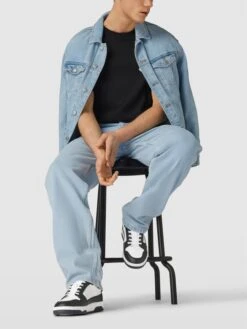 REVIEW Sneaker Mit Kontrastbesatz - Schwarz