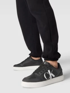 Calvin Klein Jeans Sneaker Mit Label-Details Modell 'CUPSOLE' - Schwarz