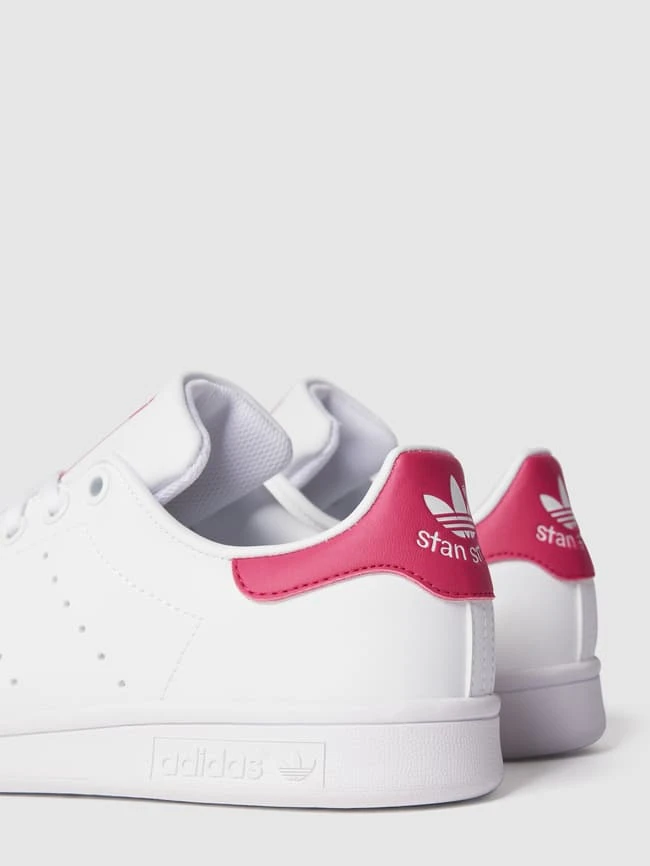 Adidas Originals Sneaker Mit Label-Details Modell 'STAN SMITH J' - Weiß 4 Adidas Originals Sneaker Mit Label-Details Modell 'STAN SMITH J' - Weiß – Bild 2