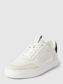 Calvin Klein Jeans Sneaker Aus Leder Modell 'CASUAL CUPSOLE' - Weiß