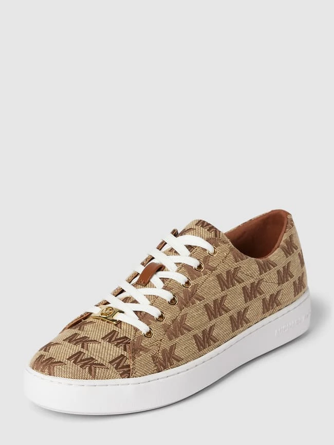 MICHAEL Michael Kors Sneaker Mit Allover-Label-Detail Modell 'KEATON' - Camel 3 MICHAEL Michael Kors Sneaker Mit Allover-Label-Detail Modell 'KEATON' - Camel
