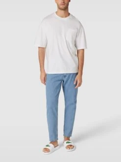 Lacoste Slides Mit Label-Details Modell 'Croco' - Weiß