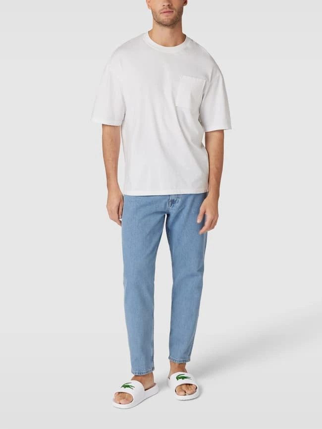 Lacoste Slides Mit Label-Details Modell 'Croco' - Weiß 3 Lacoste Slides Mit Label-Details Modell 'Croco' - Weiß