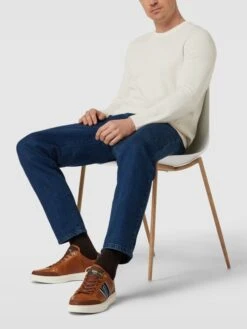 Pantofola DOro Sneaker Aus Leder Modell 'LACENO UOMO' - Cognac