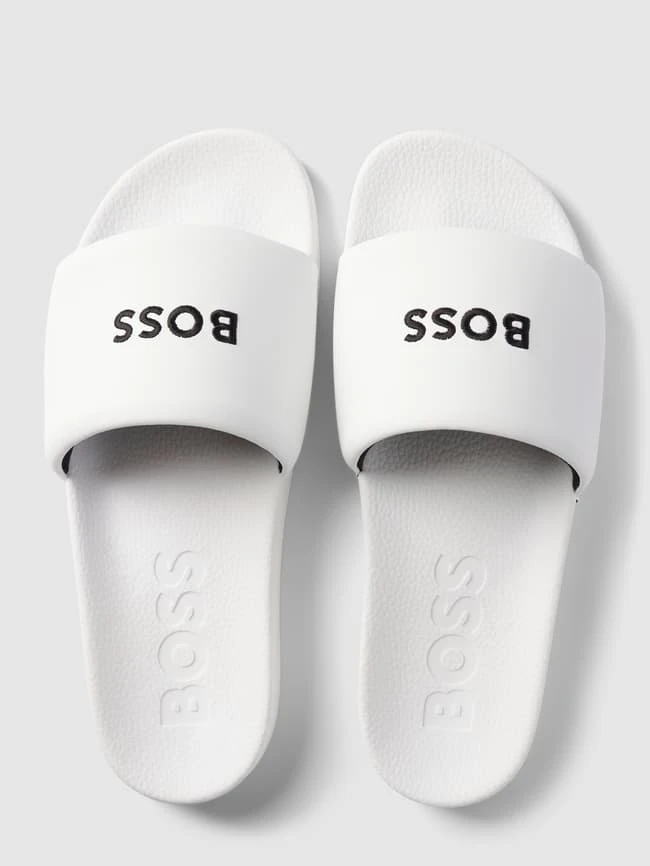 BOSS Slides Mit Label-Stitching Modell 'Reese' - Weiß 6 BOSS Slides Mit Label-Stitching Modell 'Reese' - Weiß – Bild 4