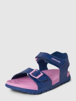 Geox Sandalen Mit Label-Detail Modell 'BOREALIS' - Marineblau