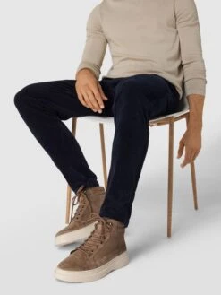 Marc O'Polo Boots Aus Veloursleder Modell 'ALGOT' - Taupe