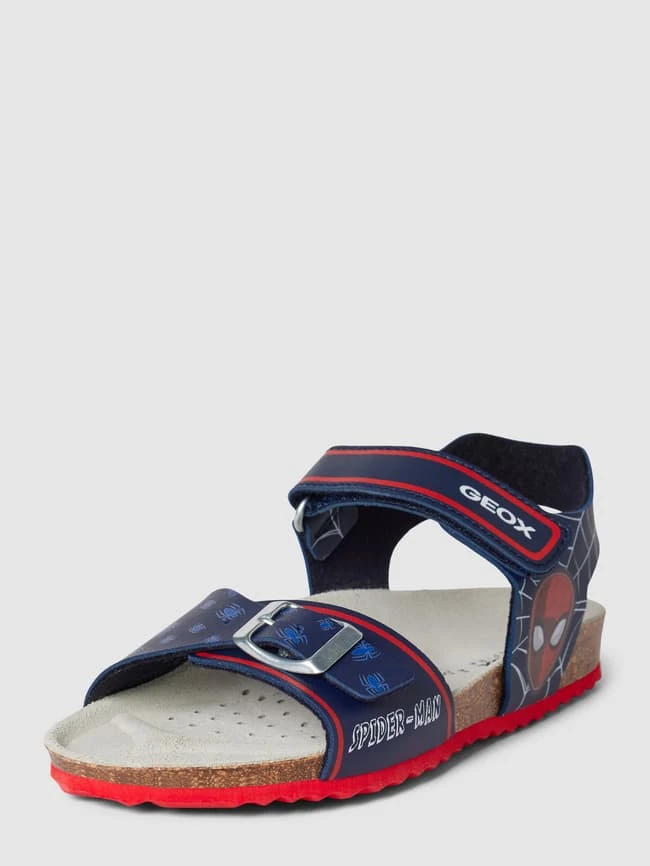 Geox Sandalen Mit Motiv-Print Modell 'GHITA' - Marineblau 3 Geox Sandalen Mit Motiv-Print Modell 'GHITA' - Marineblau