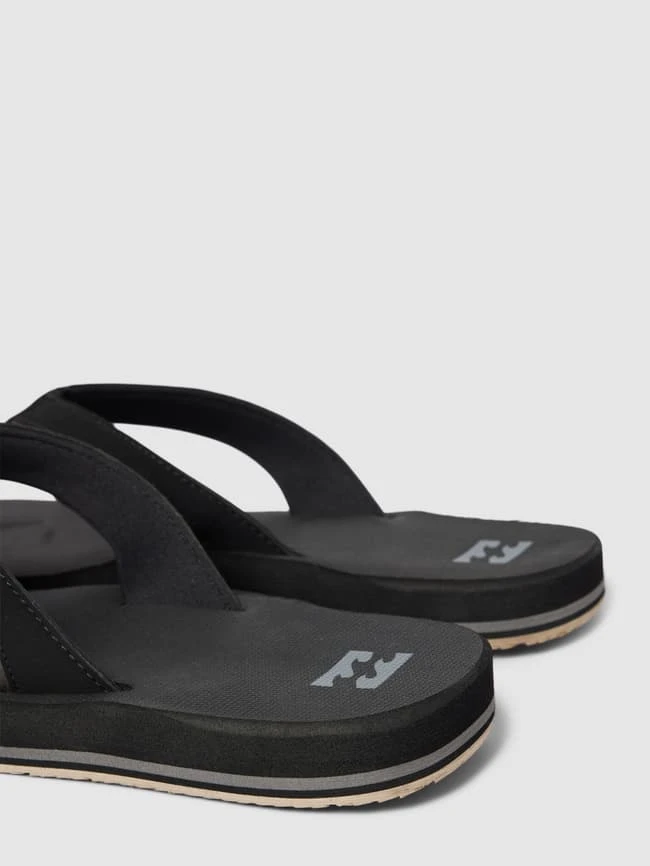 Quiksilver Zehentrenner Mit Label-Details Modell 'ALL DAY' - Schwarz 5 Quiksilver Zehentrenner Mit Label-Details Modell 'ALL DAY' - Schwarz – Bild 3