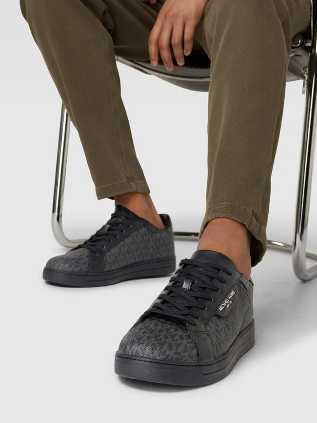 Michael Kors Sneaker Mit Allover-Muster Modell 'KEATING' - Schwarz 3 Michael Kors Sneaker Mit Allover-Muster Modell 'KEATING' - Schwarz