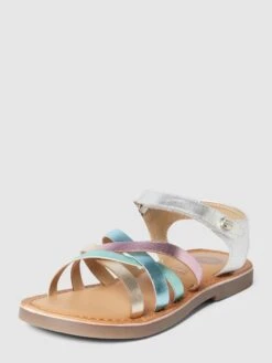 Gioseppo Zehentrenner Mit Label-Details Modell 'SIMAO' - Silber