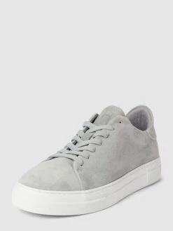 Selected Homme Sneaker Mit Label-Detail Modell 'DAVID' - Hellgrau