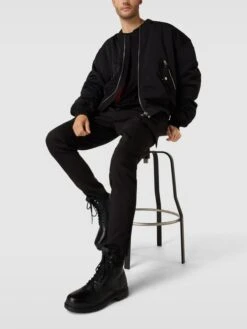 CK Calvin Klein Boots Mit Label-Details Modell 'MIX' - Schwarz