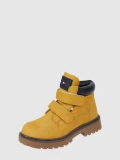 T.Hilfiger Kids Shoes Boots In Leder-Optik - Camel