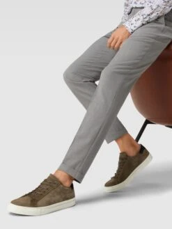 Jack & Jones Sneaker Aus Leder Modell 'COREY' - Anthrazit