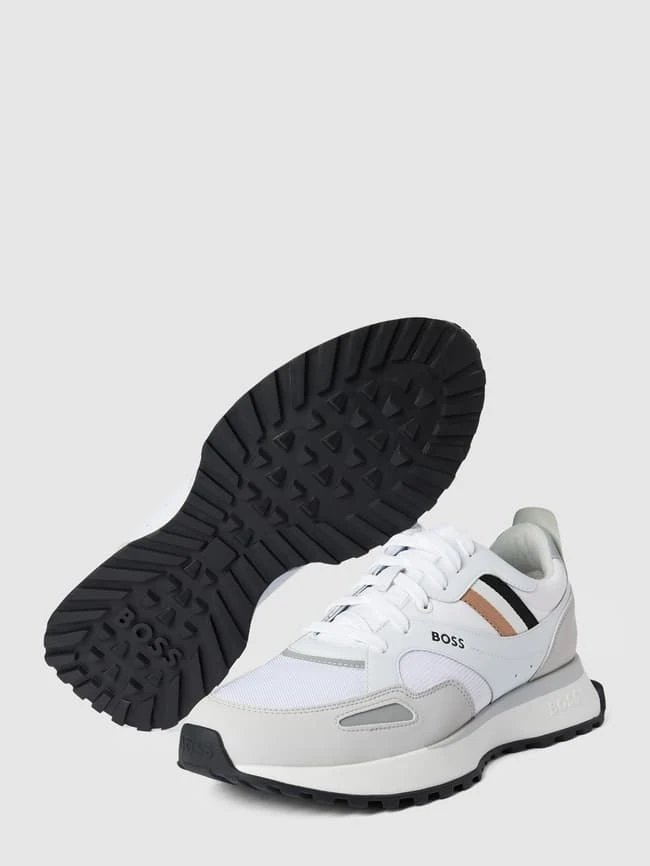 BOSS Sneaker Label-Details Modell 'Jonah' - Weiß 5 BOSS Sneaker Label-Details Modell 'Jonah' - Weiß – Bild 3