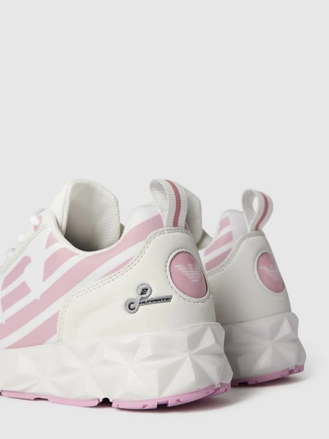 EA7 Emporio Armani Sneaker Mit Label-Print Modell 'KOMBAT' - Weiß 4 EA7 Emporio Armani Sneaker Mit Label-Print Modell 'KOMBAT' - Weiß – Bild 2