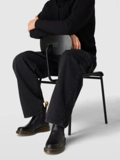 Dr. Martens Chelsea Boots Mit Gummieinsätzen Modell 'VEGAN' - Schwarz