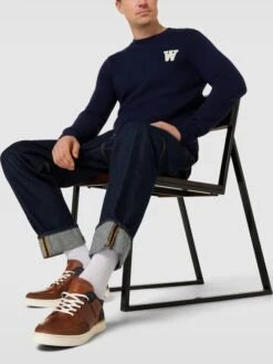 BULLBOXER Sneaker Mit Perforierungen - Cognac