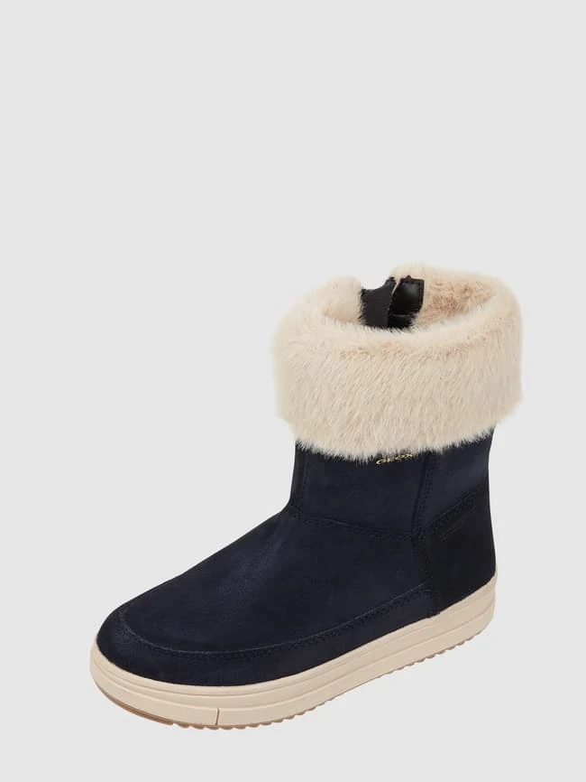 Geox Boots Aus Veloursleder Modell 'Rebecca' - Wasserdicht - Marineblau 3 Geox Boots Aus Veloursleder Modell 'Rebecca' - Wasserdicht - Marineblau