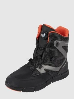 Geox Boots Mit Schnürverschluss Modell 'Flexyper' - Schwarz