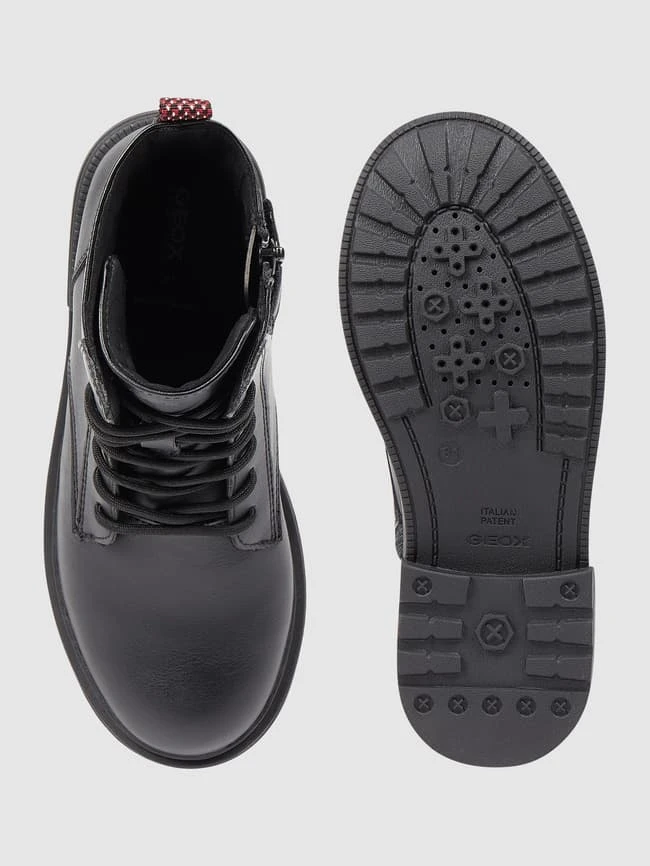 Geox Boots In Leder-Optik Modell 'Eclair' - Schwarz 6 Geox Boots In Leder-Optik Modell 'Eclair' - Schwarz – Bild 4