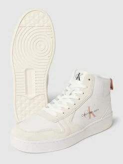 Calvin Klein Jeans High Top Sneaker Mit Label-Details Modell 'BASKET' - Beige -Geox Verkaufsgeschäft 9194uk9i9h53ee9ga1a54hi3a5958ki56da4gki198rj0hi49134ii1pad1lch2f6d3kse276593idia653m8chg6gqm8pj3cdi62p1k68o6ce35ccq6aphoccqmacpo68oj0oo