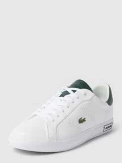 Lacoste Sneaker Mit Kontrastbesatz Modell 'POWERCOURT' - Weiß