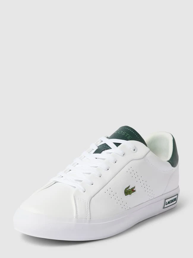 Lacoste Sneaker Mit Kontrastbesatz Modell 'POWERCOURT' - Weiß 3 Lacoste Sneaker Mit Kontrastbesatz Modell 'POWERCOURT' - Weiß