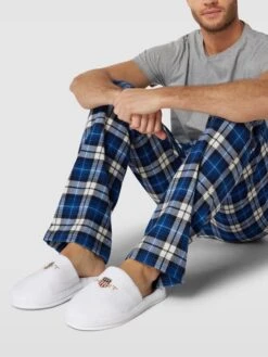 Gant Hausschuhe Mit Label-Stitching - Weiß