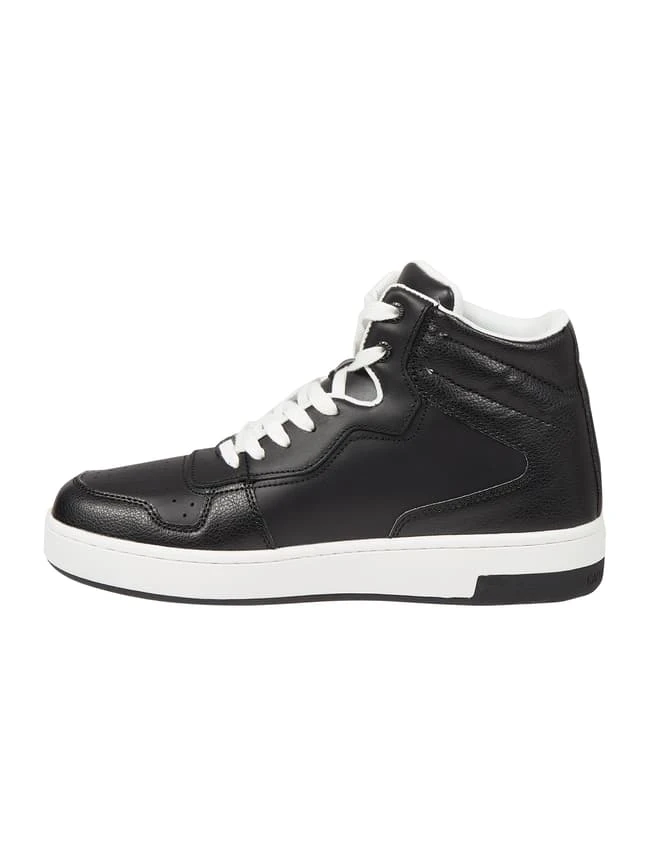Calvin Klein Jeans High Top Sneaker Aus Leder - Schwarz 5 Calvin Klein Jeans High Top Sneaker Aus Leder - Schwarz – Bild 3